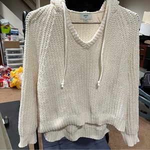 Aerie knitted hoodie